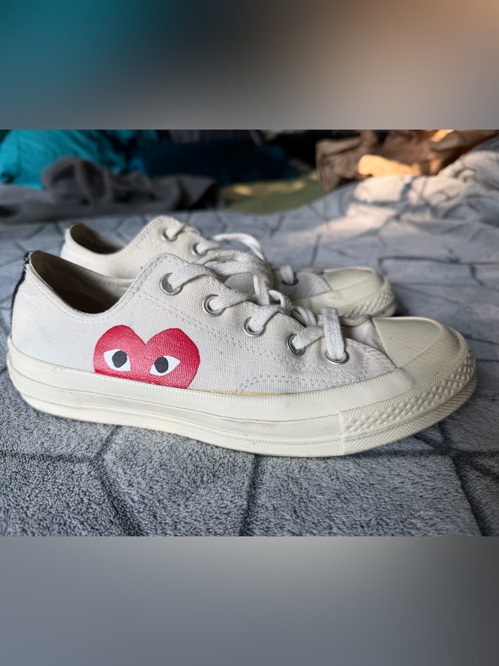 Converse x CDG Play Chuck 70 Low Milk White Unisex M4 W6